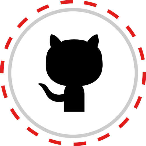 Github Company Social Media Logo Brand Free Png Icon Download (red, silver, black, white)