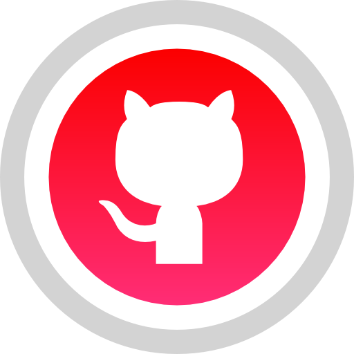 Github Social Media Logo Icon Free Transparent Png Icon Download (silver, white, red, black, lavender)