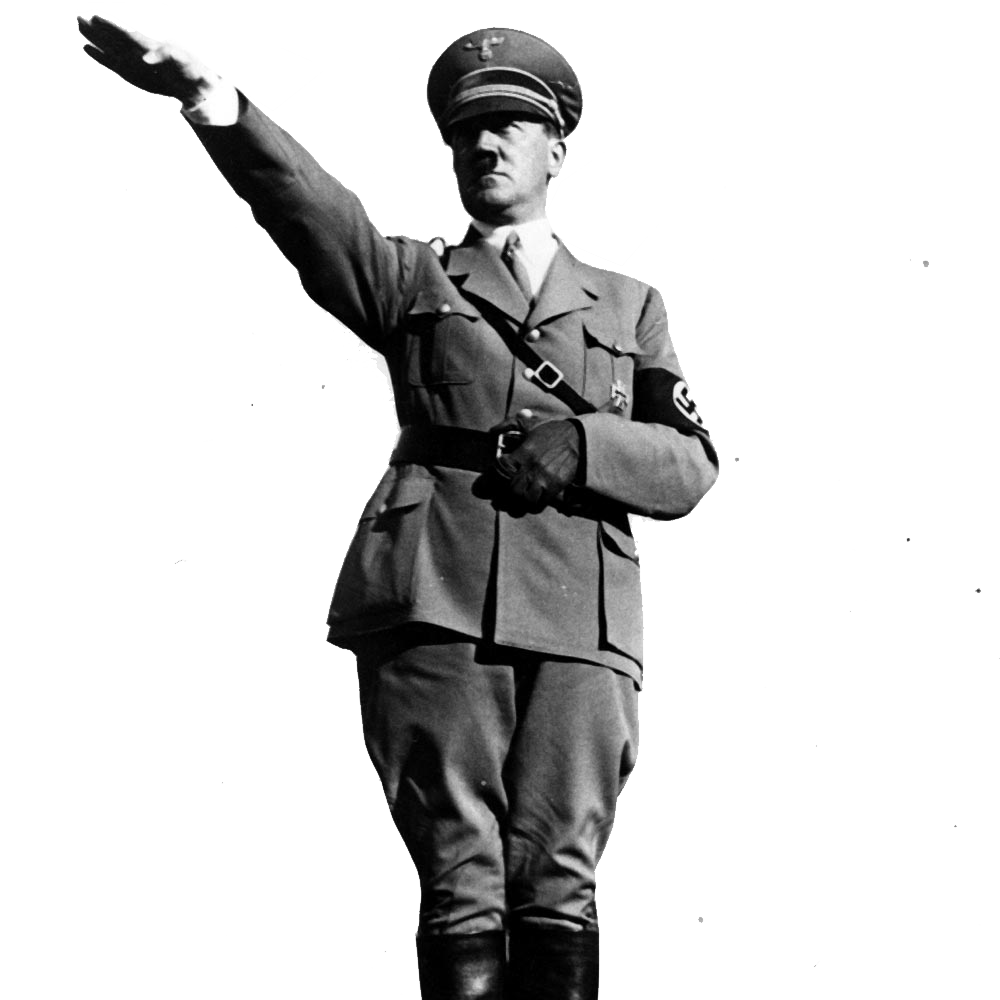 Hitler Png Image (black, white)