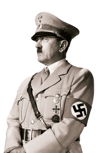 Hitler Png Transparent Image (beige, black, silver, pink)