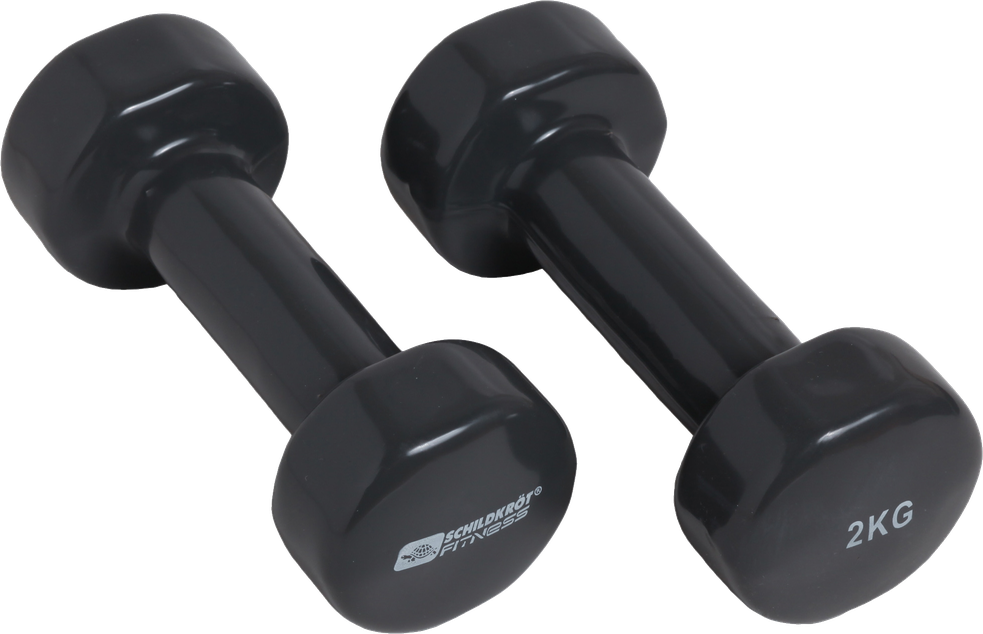 Fitness Dumbbells 2 Kg Transparent Png (indigo, black)