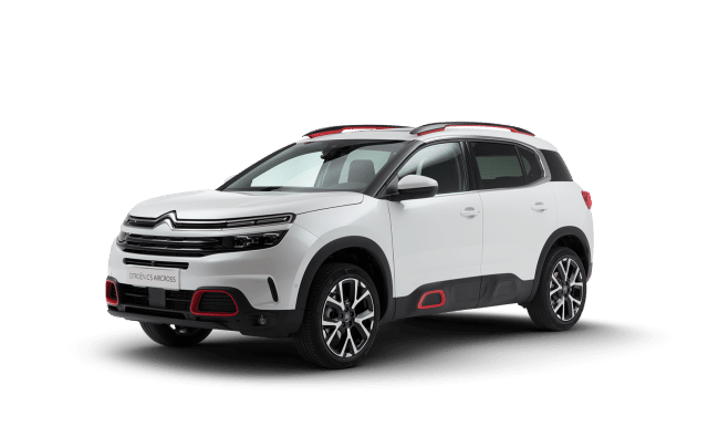 Citroen C5 Aircross Png Isolated Image (gray, black, silver)