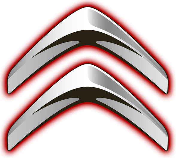 Citroen Logo Png (white, black, maroon)