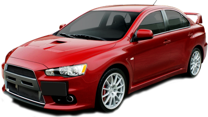 Mitsubishi Evolution Png Hd (maroon, gray, black)