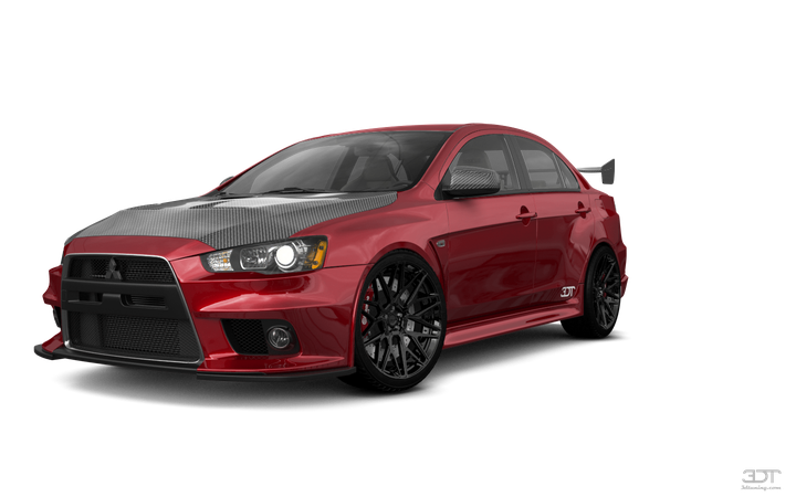 Mitsubishi Lancer Evolution X Png File (black)