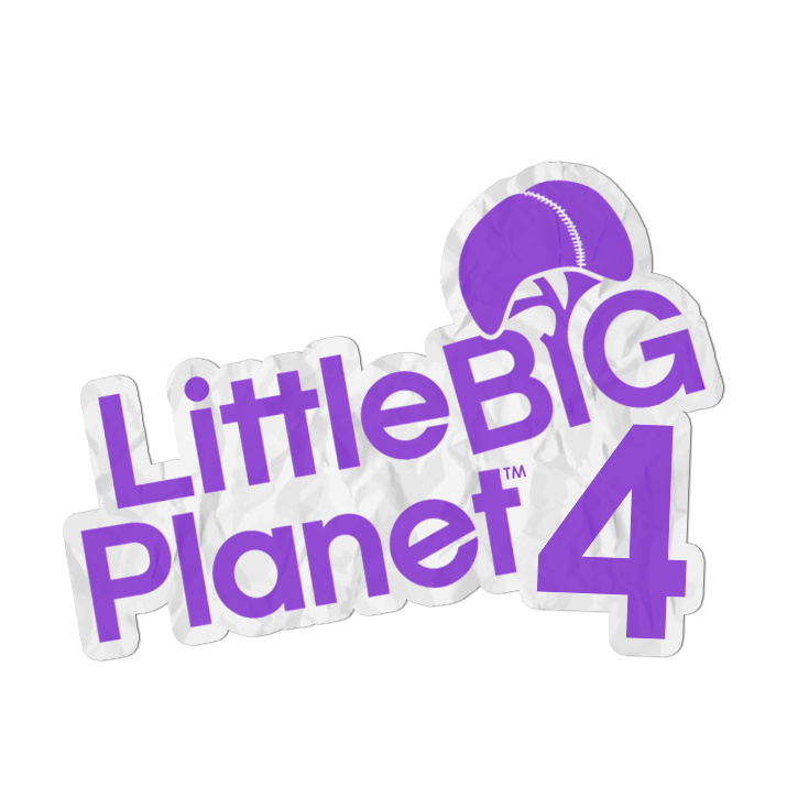 Little Big Planet Logo Png Clipart (gray, lavender, black)