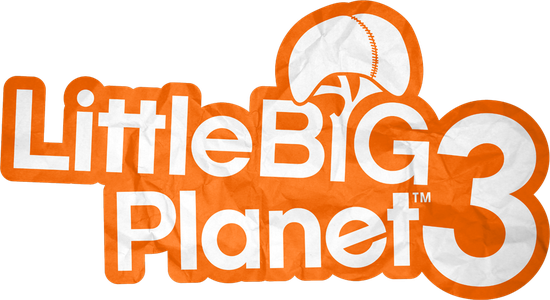 Little Big Planet Logo Png Pic (white, lavender, black)