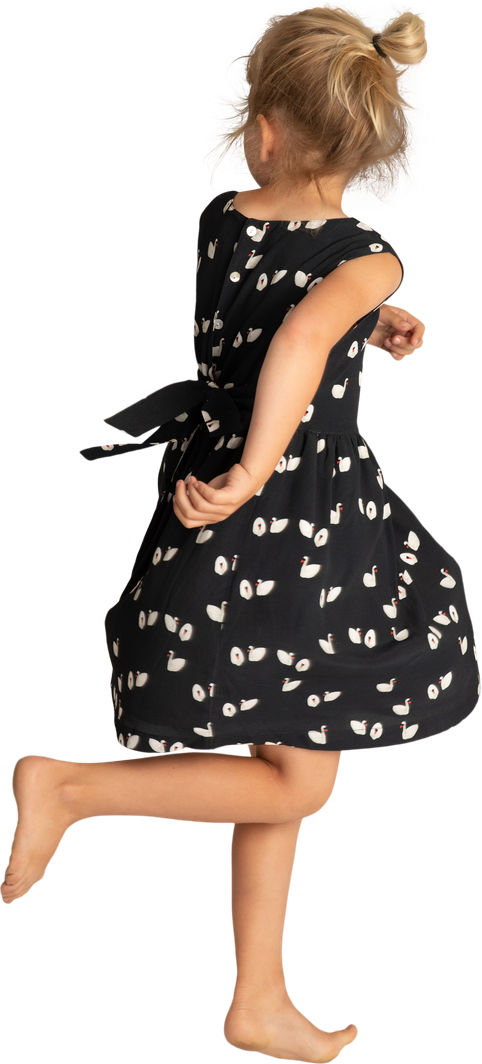 Little Girl Dress Png Image (black)