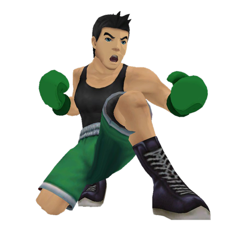 Little Mac Png Picture (green, black, salmon)