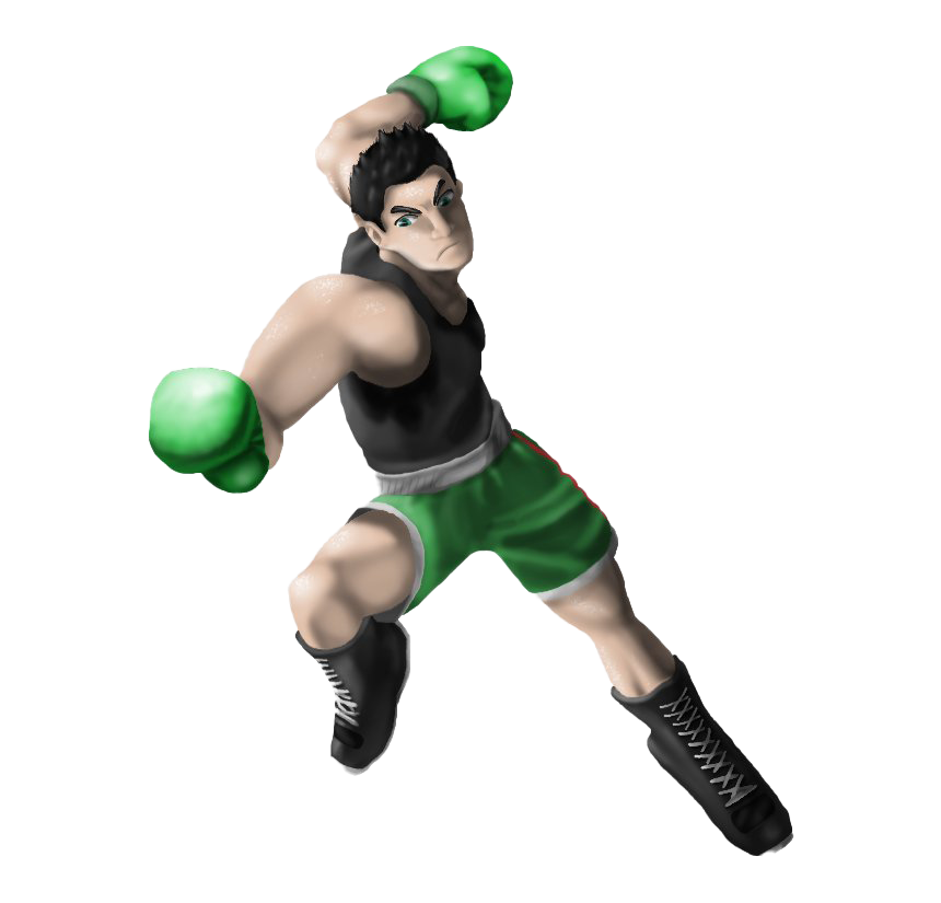 Little Mac Transparent Background (white, black)