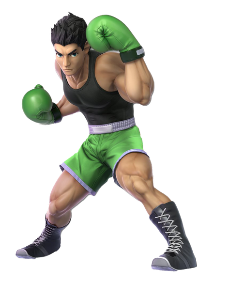 Little Mac Transparent Png (black)