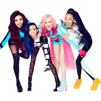 Little Mix Png File 1 (white, black)