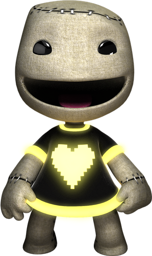 Littlebigplanet Png File (beige, black)