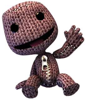 Littlebigplanet Png Isolated Hd (black)