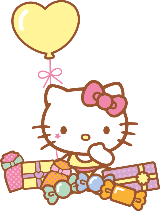 Kitty Png Pic (beige, white, indigo, gray, black)