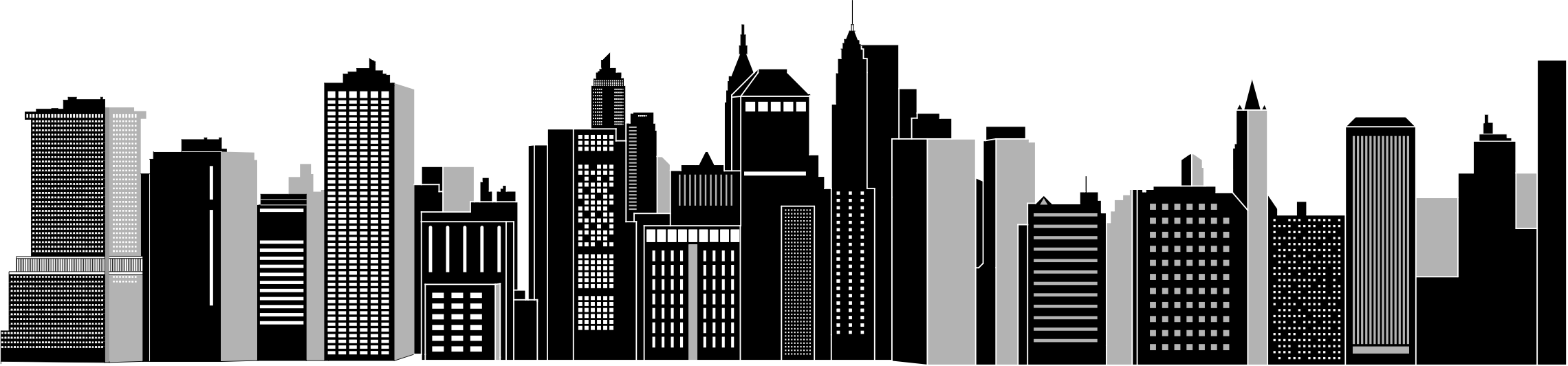 Cityscape Png File (black)