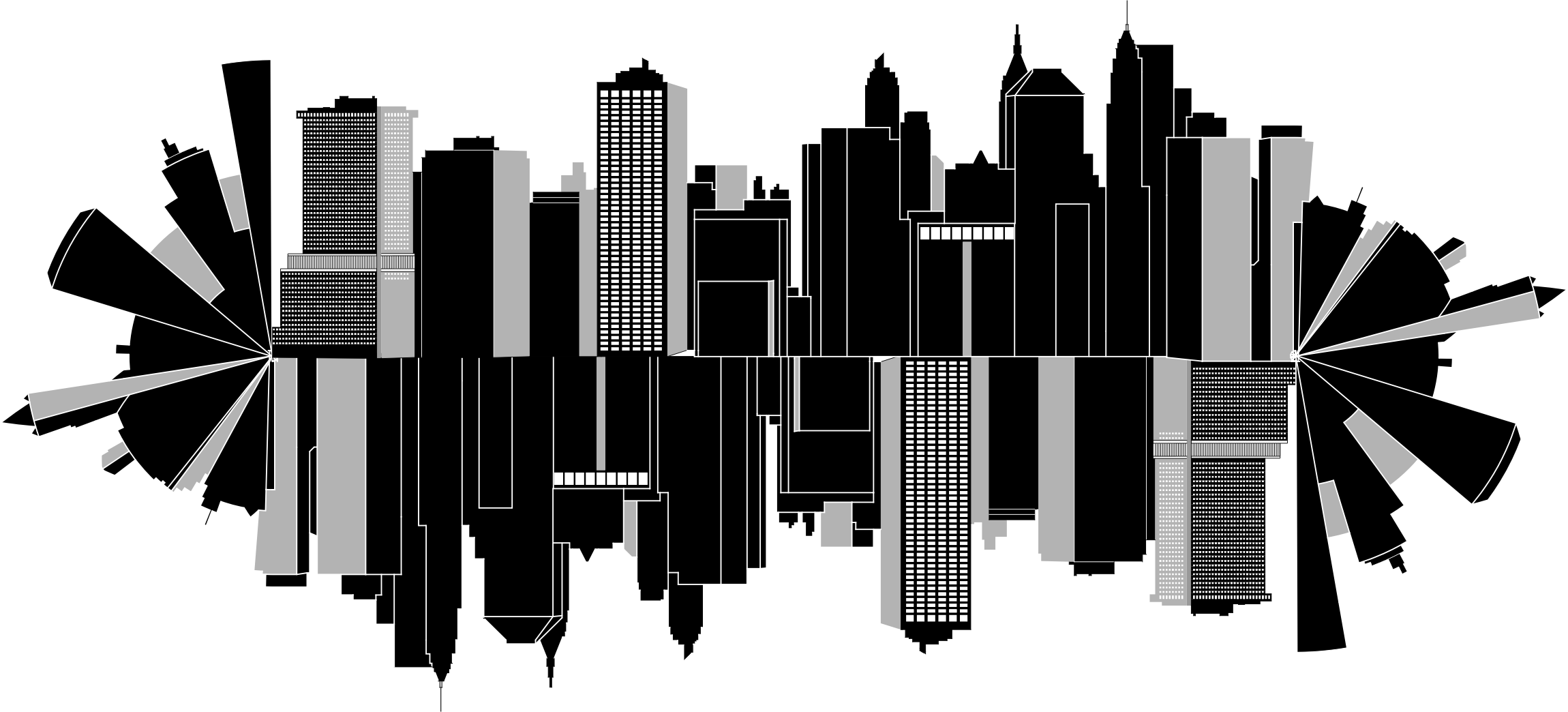 Cityscape Png Picture (black)