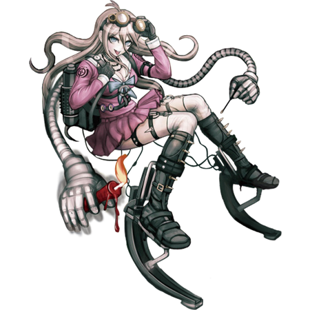 Miu Iruma Png Background Image (black)