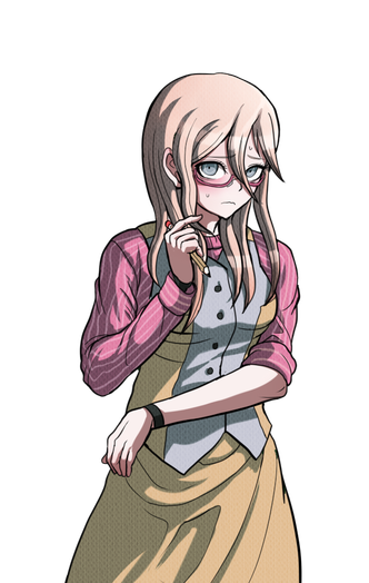 Miu Iruma Png Photos (black, silver, gray)