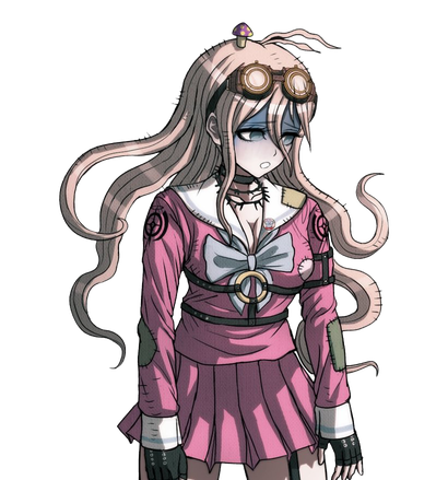 Miu Iruma Png Transparent (black, white)