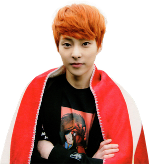 Xiumin Png Clipart Background (black)