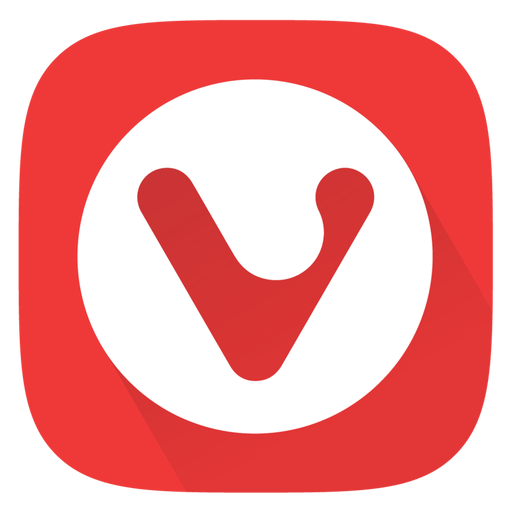 Vivaldi Browser Logo Icon Free Png Icon Download (chocolate, black, white)