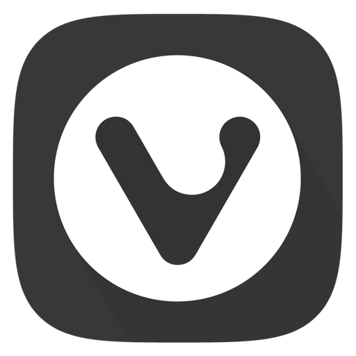 Vivaldi Snapshot Browser Logo Icon Free Nobackground Png Icon Download (white, black, indigo)