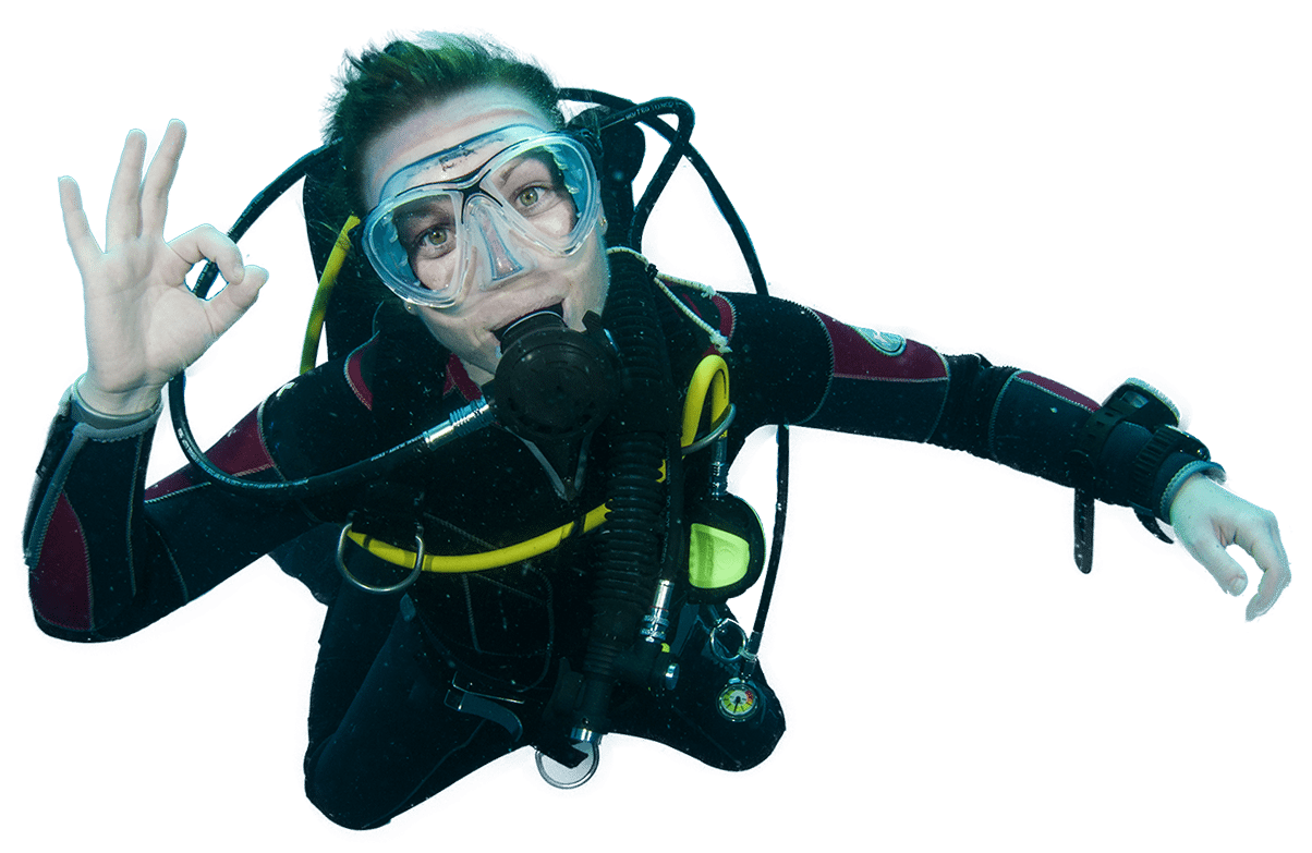 Diver Png File (black, gray)