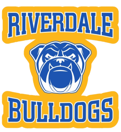 Riverdale Logo Transparent Image (teal, orange, black, white)