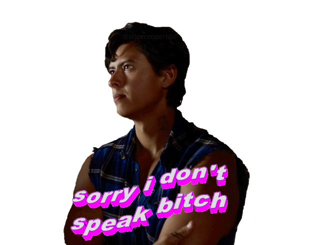 Riverdale Png File0 (black, purplish red)