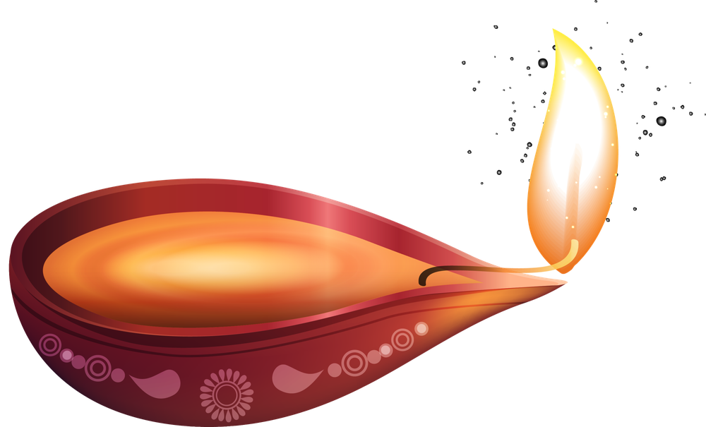 Diwali Diya Png Background (black, maroon, white)