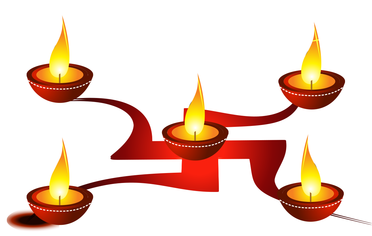 Diwali Diya Png Transparent File (maroon, white, red)