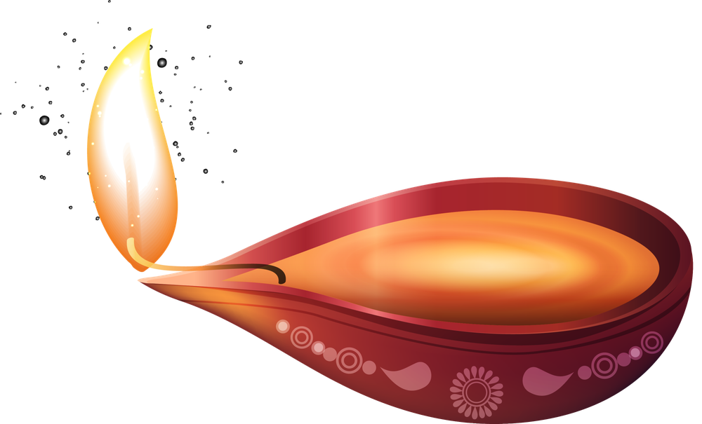 Diwali Diya Png Transparent Image (black, maroon, white)