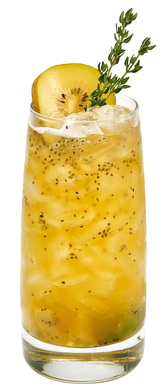 Kiwi Cocktail Png Pic (orange, beige, black, gold)