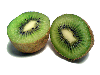 Kiwi Fruit Png Image (gray, black)