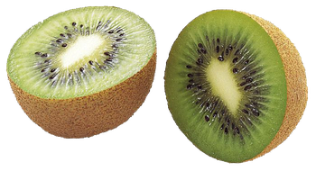 Kiwi Slice Png File (olive, silver, chocolate, black, white)