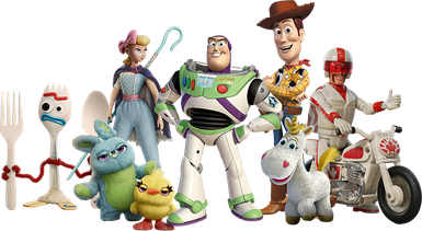 Pixars Toy Story 4 Png Free Download (black)