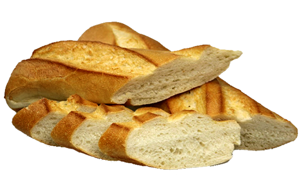 Mixed Grain Italian Baguette Bread Png Clipart (silver, white, gray, beige)