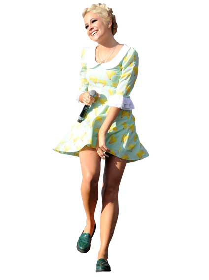 Pixie Lott Png Transparent Image (black, white)