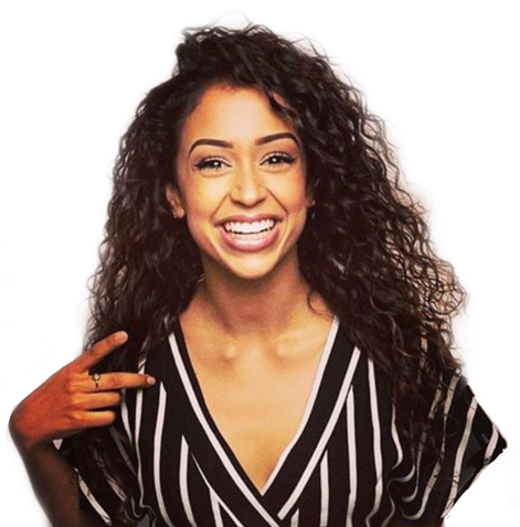 Liza Koshy Png Image (black, white)