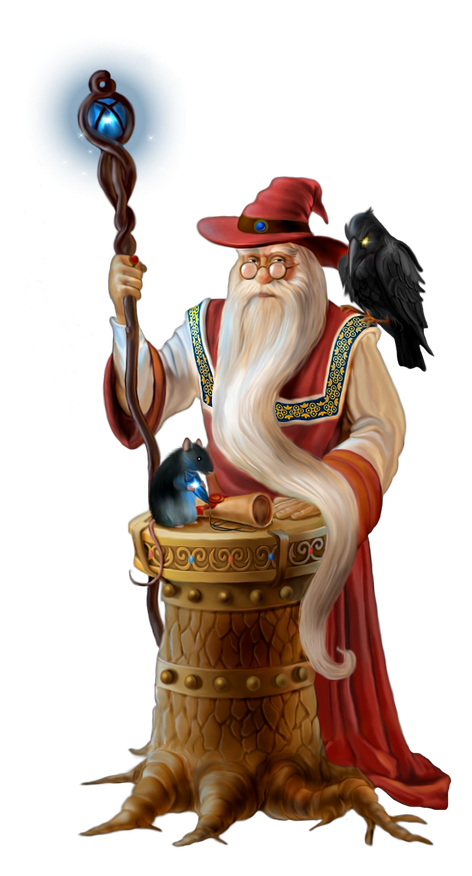 Wizard Magic Png Isolated Pic (black, gray)