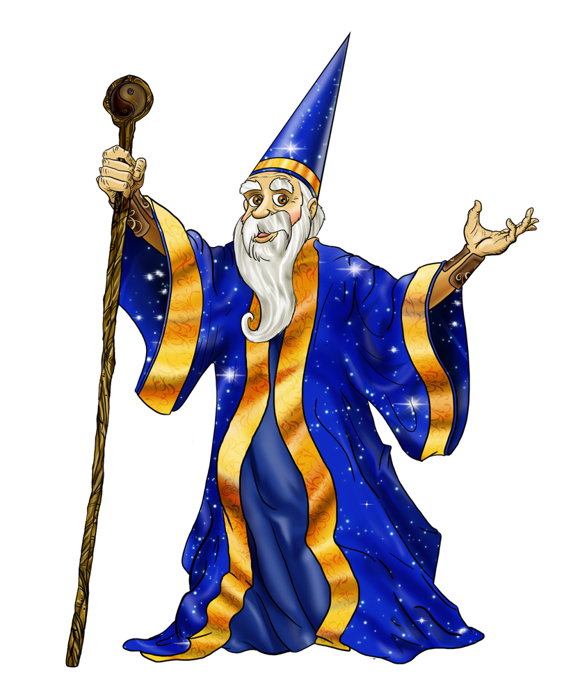 Wizard Magic Transparent Png (black)