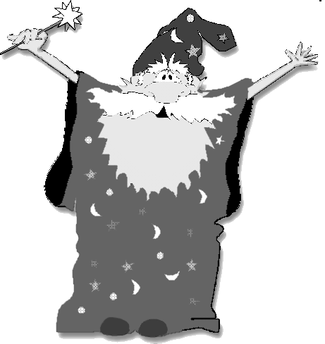 Wizard Transparent Png (lavender, indigo, black, gray, white)