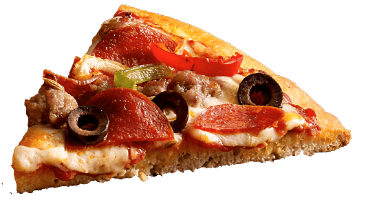 Pizza Slice Png Hd (black, maroon)