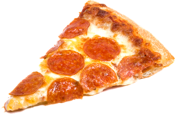 Pizza Slice Png Image (black, pink, white)