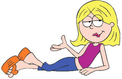 Lizzie Mcguire Cartoon Png File (gray, pink, yellow, white, purple)