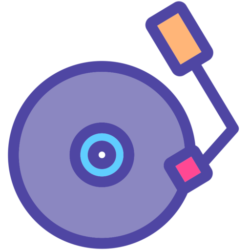 Dj Free Png Icon (salmon, black, indigo, gray)