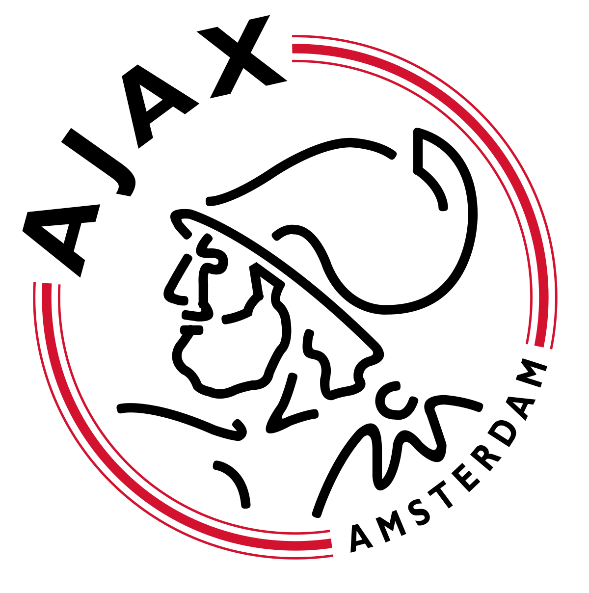 Ajax Logo Png Image (white, black)