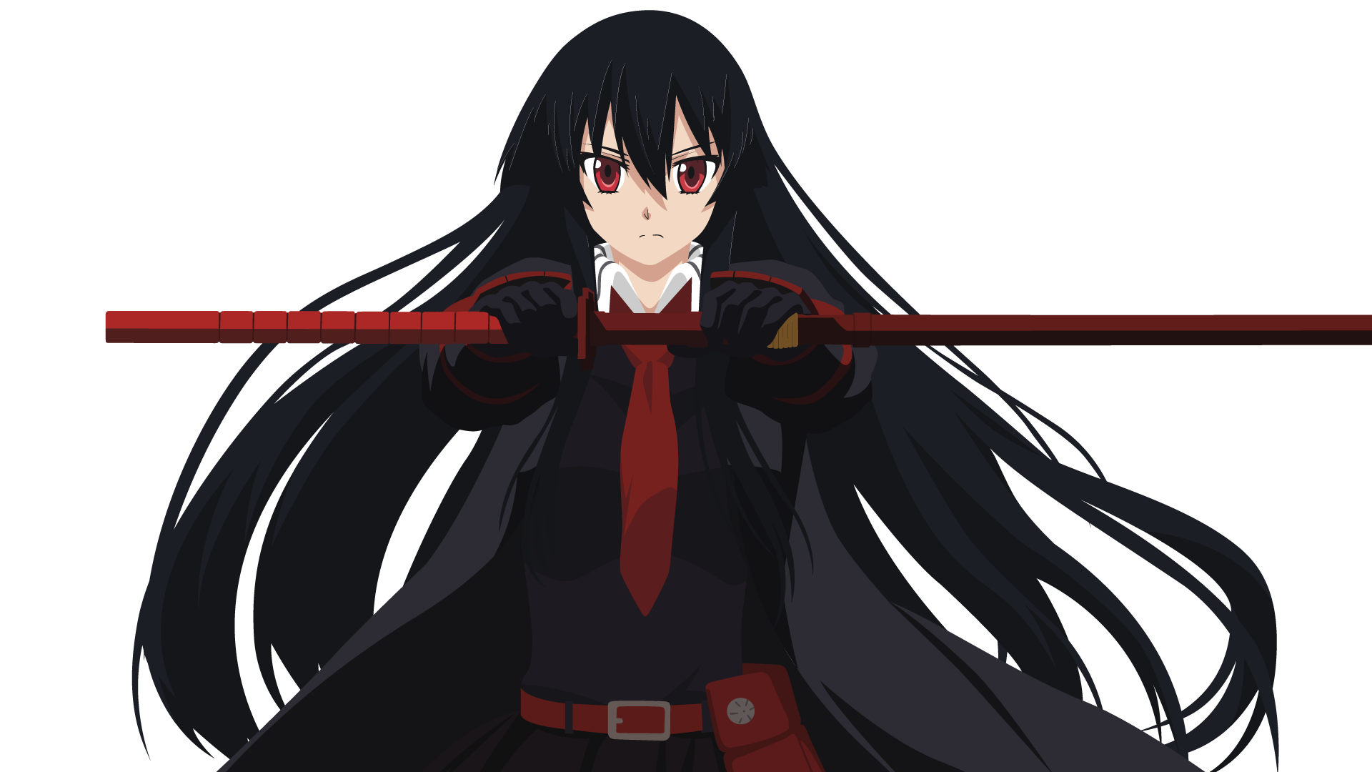 Akame Png Isolated Pic (black)