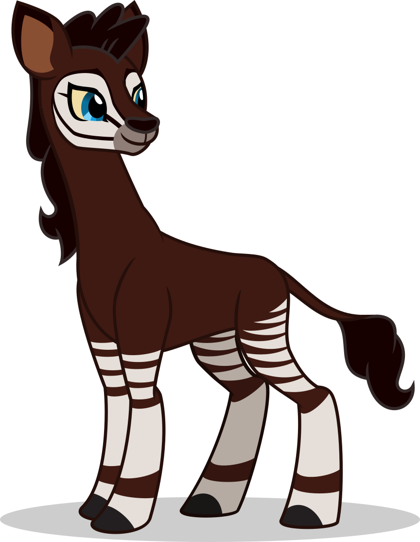 Okapis Png Image (beige, silver, black)